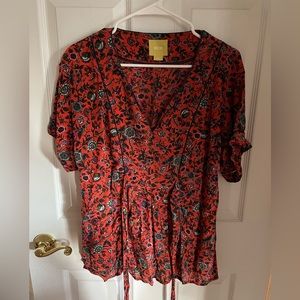Maeve Silk Shirt Size S